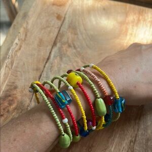 Colorful Beaded Bracelet Strand